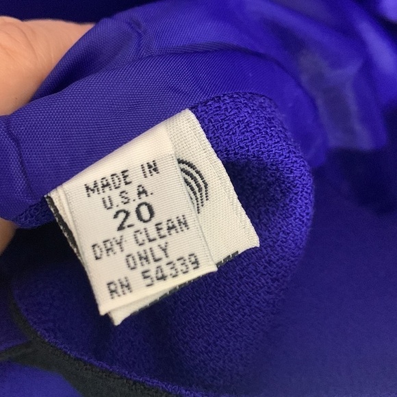 Vintage Gianni Sport Wool Purple plus size blazer jacket 20 women’s - Picture 5 of 8